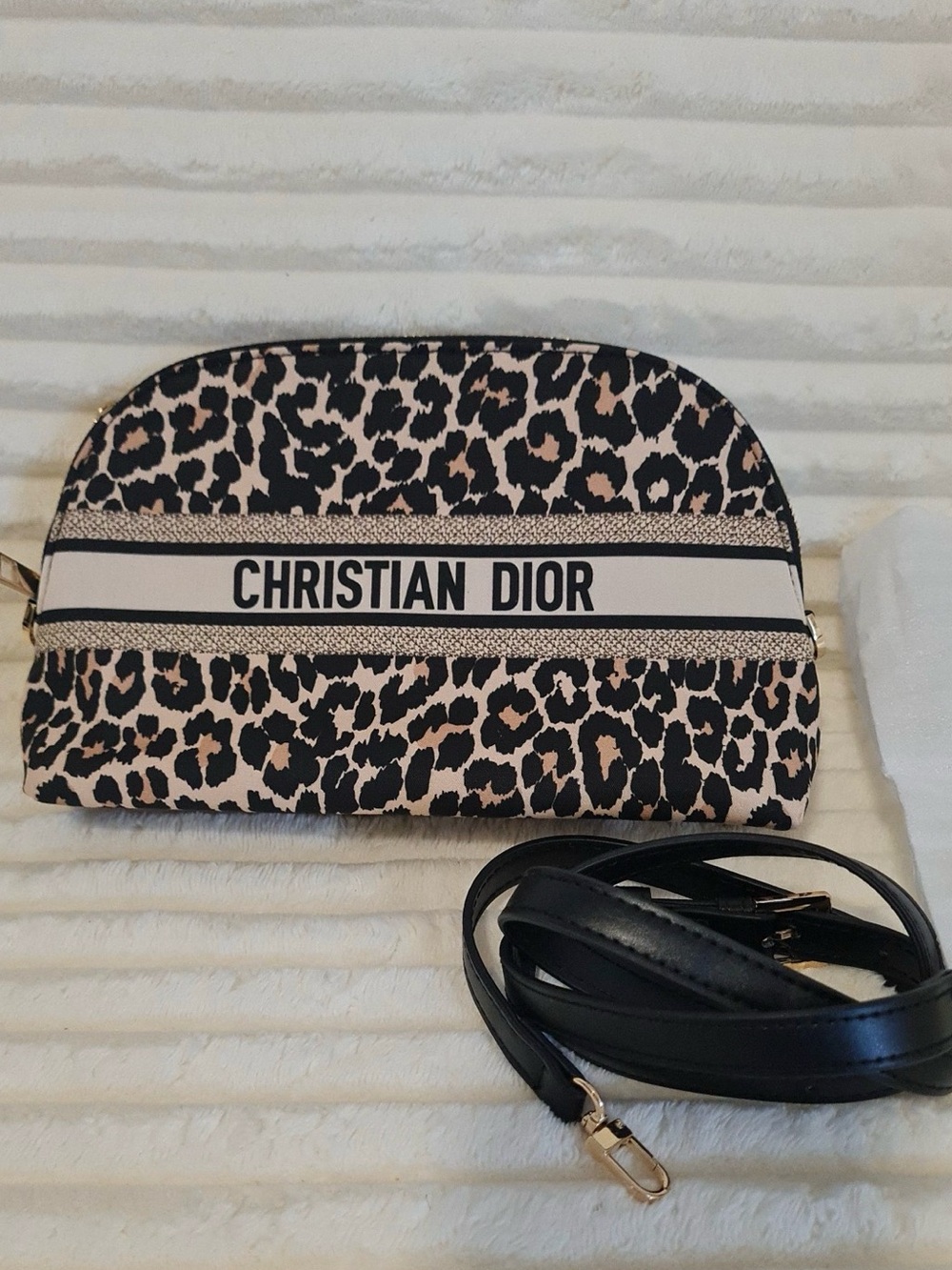 Dior Leopardo Print Crossbody Bag / Gift With Purchase.